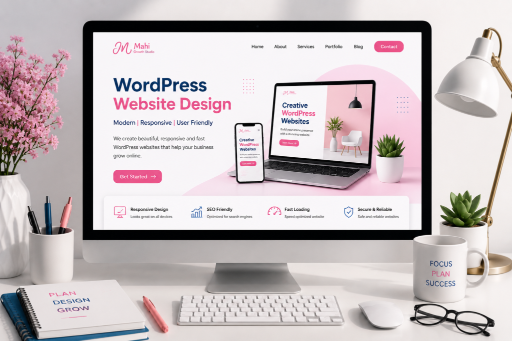 Professional WordPress website design services in Jaipur