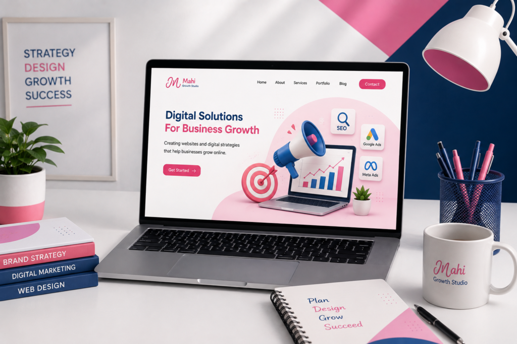 Digital marketing services by Mahi Growth Studio